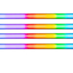 Kit 4 tubos LED RGB 60cm con batería Nanlite PavoTube II 15X