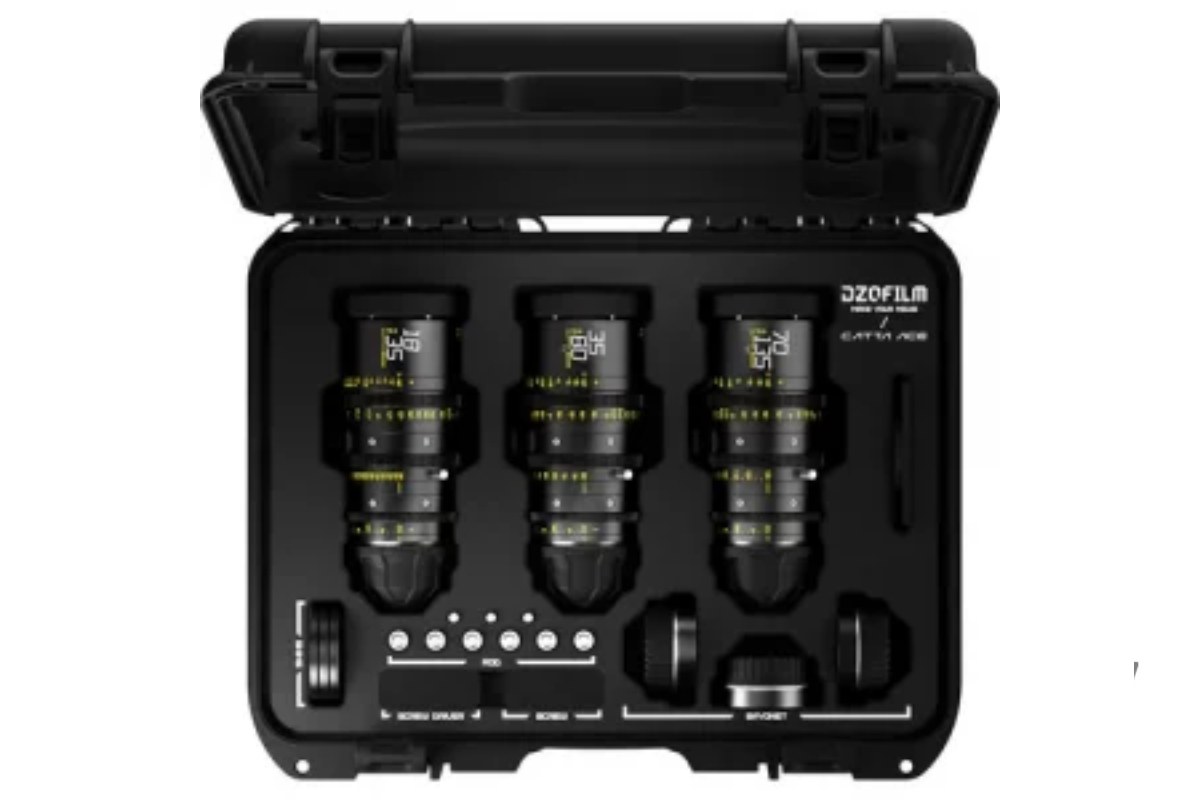 MDA116177529_Imagen_Equipo (6) (4) (3) Kit de 3 Lentes Zoom DZOFILM Catta Ace (18-35mm, 35-80mm, 70-135mm T2.9) - Imagen 1