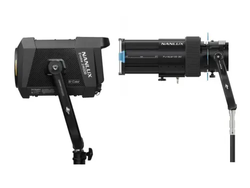 copia-de-pro Kit Foco LED Nanlux Evoke 2400B Bicolor 2700K-6500K con cañón - Imagen 1